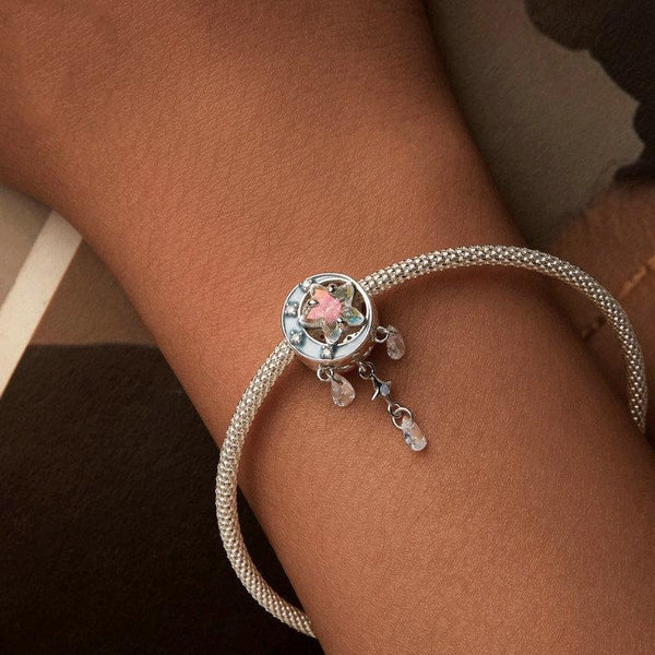 925 Sterling Silver Dreamcatcher Tassel Beads Craft Beads