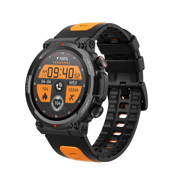 Waterproof Smart Watch With Heart Rate & Sleep Monitoring Black Smart Watches