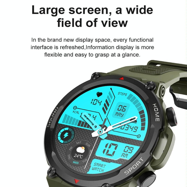 Waterproof Smart Watch With Heart Rate & Sleep Monitoring Black Smart Watches