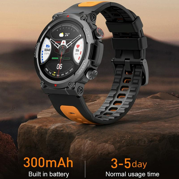 Waterproof Smart Watch With Heart Rate & Sleep Monitoring Black Smart Watches