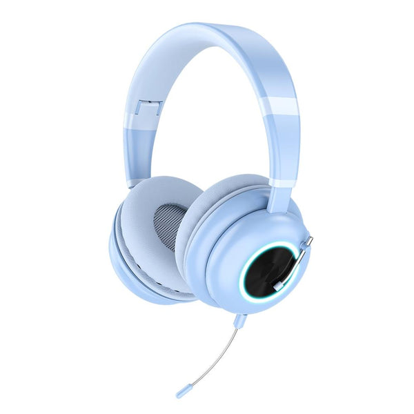 Foldable Wireless Headset With Mic Ke 29 White Headsets