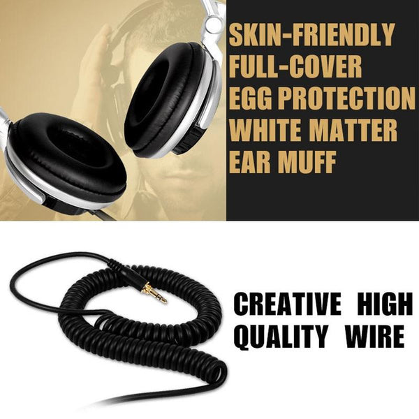 High Fidelity Headset With Spring Line Silver Headsets