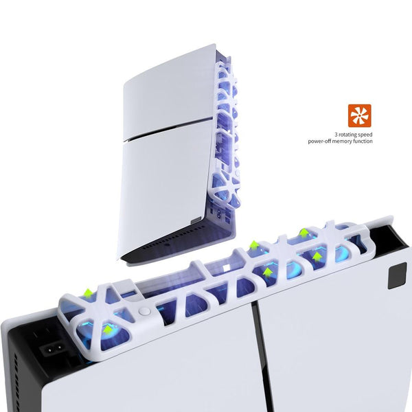 Thermal Cooling Fan For Ps5 Slim Rear Blu Ray White Cooling Devices