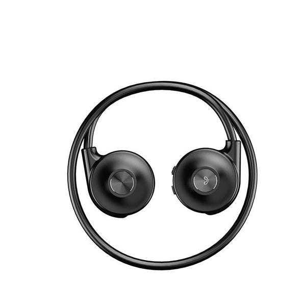 Bluetooth Earphones With Stereo Vibration Black Earbuds