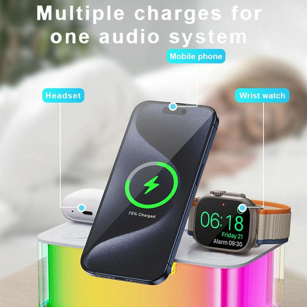 3 In 1 Wireless Magnetic Charger For Cell Phone Chargers & Cradles