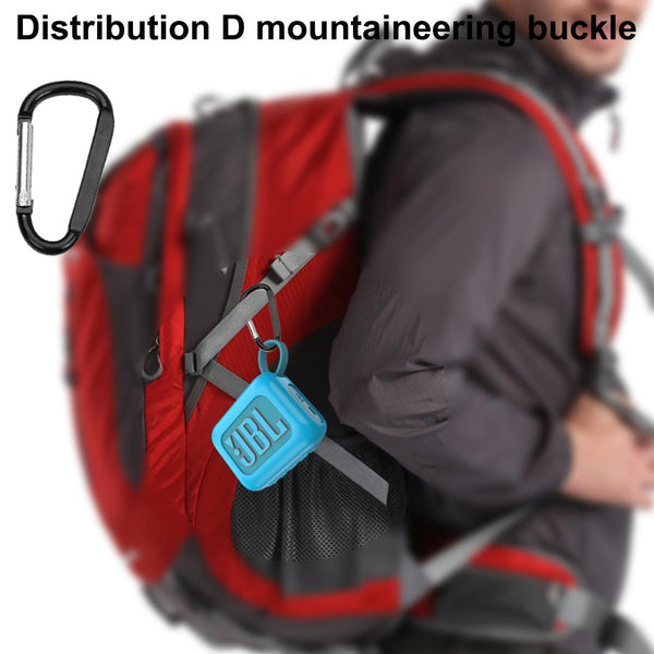 Silicone Protective Case For Jbl Go 4 Bluetooth Speaker Black Cases Covers & Skins