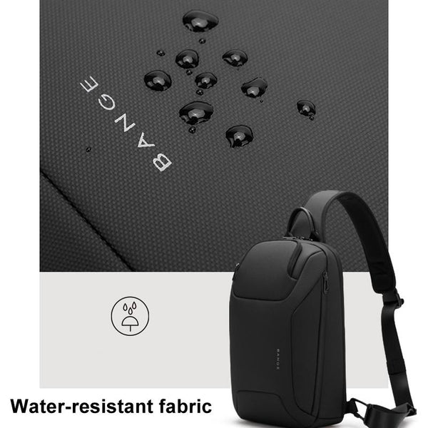 Men Chest Bag Business Shoulder Crossbody Black Women's Bags & Handbags