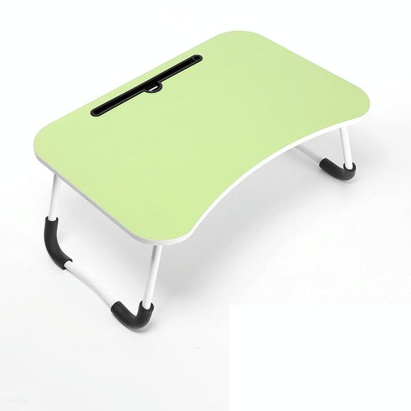 Folding Desk With Fan & Lamp Compact Design Cool Black Laptop Desks