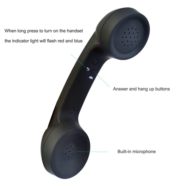Retro Bluetooth Wireless Microphone For Mobile Phones Black Other Mobile Accessories