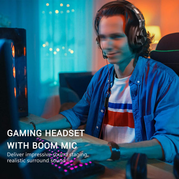 Dj Monitor With Mic Black Headphones