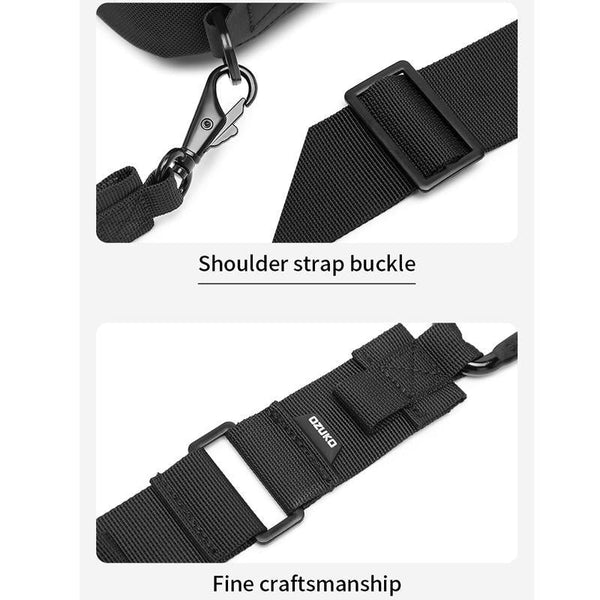 Waterproof Men Shoulder Bag Multifunctional & Durable Black Bags