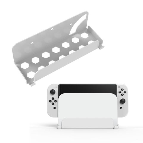 Oled Console Wall Mount Compact Design White Mounts & Stands
