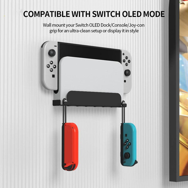 Oled Console Wall Mount Compact Design White Mounts & Stands