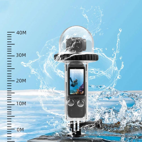 Waterproof Diving Housing For Dji Pocket 3 40M Depth_Clear Underwater Cases & Housings