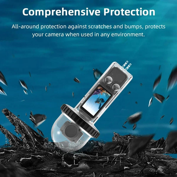 Waterproof Diving Housing For Dji Pocket 3 40M Depth_Clear Underwater Cases & Housings