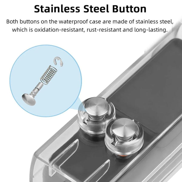 Waterproof Diving Housing For Dji Pocket 3 40M Depth_Clear Underwater Cases & Housings