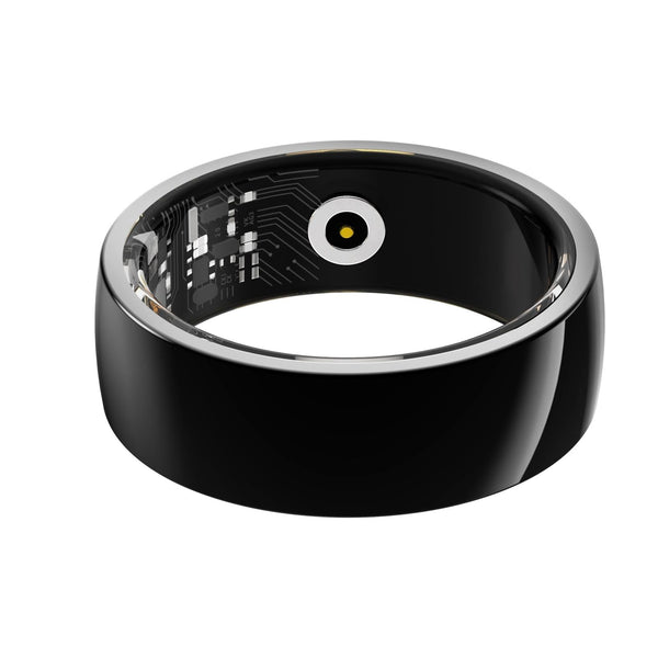 Smart Ring For Health Monitoring And Family Care Size 18 Black Activity Trackers