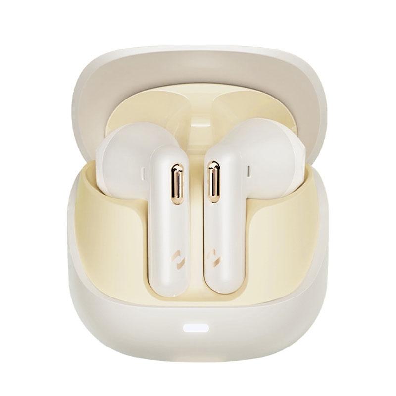 Wireless Bluetooth Earphone With Noise Reduction Havit S3 Merle Lite Gold White Earbuds
