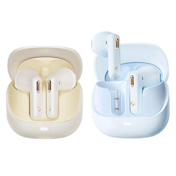 Wireless Bluetooth Earphone With Noise Reduction Havit S3 Merle Lite Gold White Earbuds