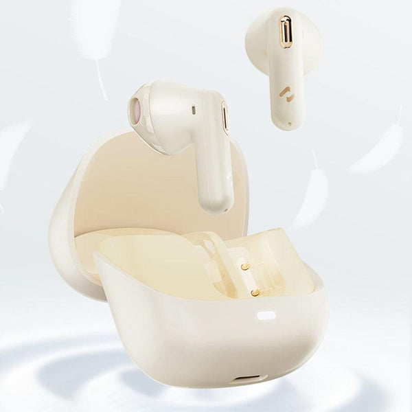 Wireless Bluetooth Earphone With Noise Reduction Havit S3 Merle Lite Gold White Earbuds