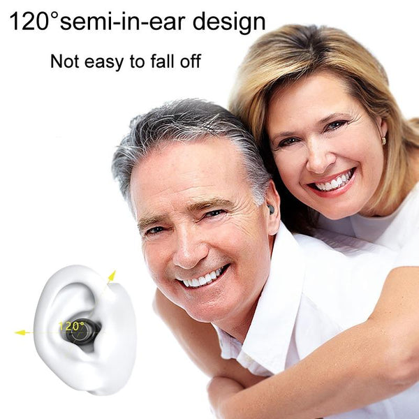 Rechargeable Semi In Ear Hearing Aid Elderly Sound Amplifier Other Health Care