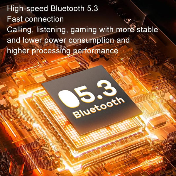 Wireless Bone Conduction Earphones Openbuds Clip On For Sports Black Headsets & Earpieces