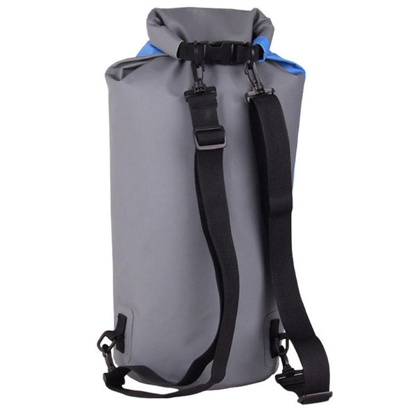 Waterproof Outdoor Rafting Backpack Inflatable Swimming Tote Bag For River Tracing And More Blue Dry Bags