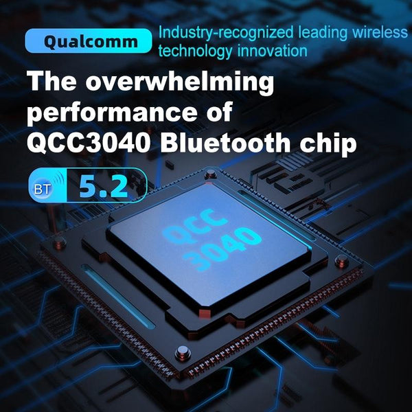 Wireless Bluetooth Module For Headset Qualcomm 5.2 Black Earhook Earbuds