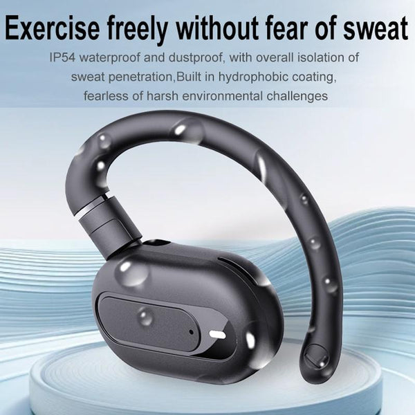 Wireless Stereo Earphones With Charging Case Outdoor Sound Black Headsets & Earpieces