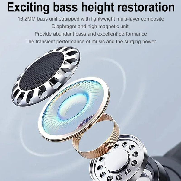 Wireless Stereo Earphones With Charging Case Outdoor Sound Black Headsets & Earpieces