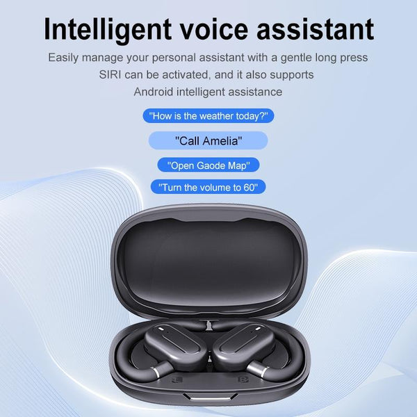 Wireless Stereo Earphones With Charging Case Outdoor Sound Black Headsets & Earpieces