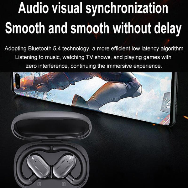 Wireless Stereo Earphones With Charging Case Outdoor Sound Black Headsets & Earpieces
