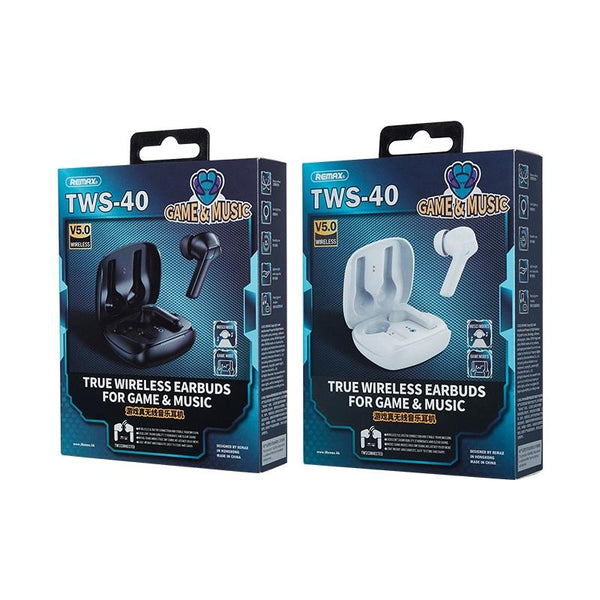 True Wireless Gaming Bluetooth Tws 40 Black Earbuds