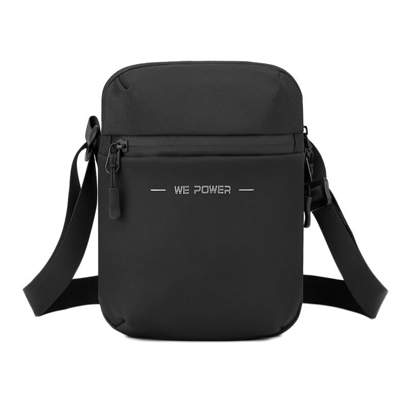 Simple Men Crossbody Bag Business Casual Shoulder Sling For Everyday Use Black Bags