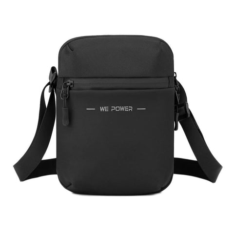 Simple Men Crossbody Bag Business Casual Shoulder Sling For Everyday Use Black Bags