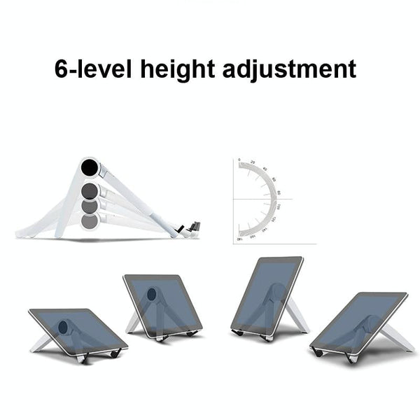Laptop And Tablet Stand Foldable Black Stands Holders & Car Mounts