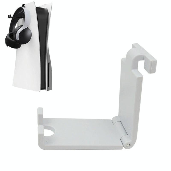 Sony Ps5 Game Console Headphone Storage Rack With Gamepad Hanger White Controllers & Attachments