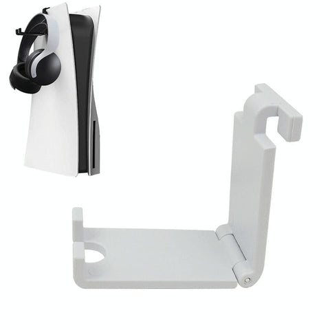 Sony Ps5 Game Console Headphone Storage Rack With Gamepad Hanger White Controllers & Attachments