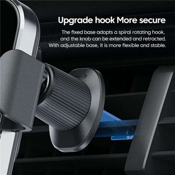 Intelligent Wireless Car Vent Charger 66W High Power Silver Chargers & Cradles
