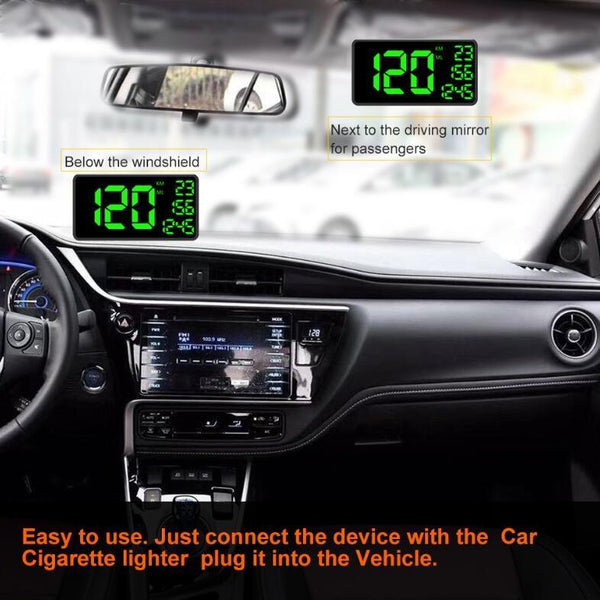 6.2 Inch Hud Car Head Up Display Locator Technology Speed Meter & Alarm Speedometers