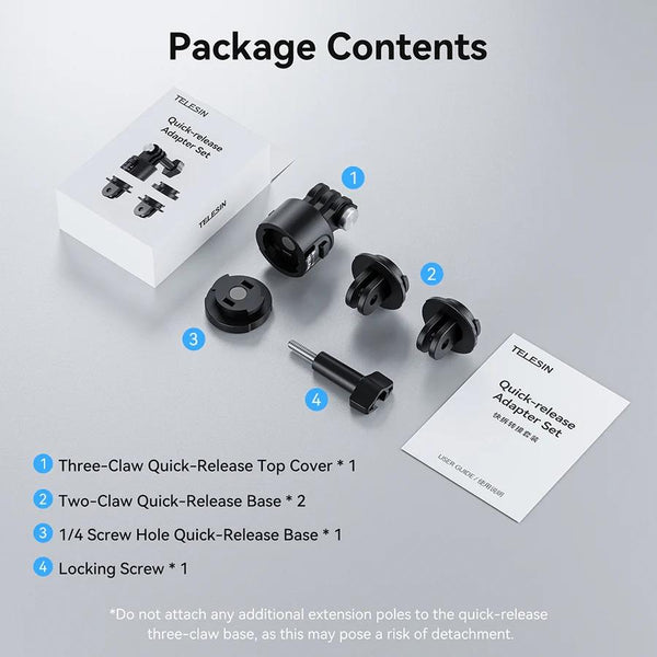 Universal Magnetic Quick Release Adapter Kit For Action Cameras Other Camera & Photo Accs
