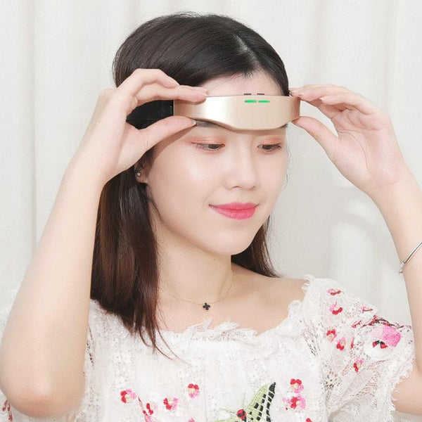 Wireless Micro Current Head Massager Intelligent Ems Sleeper Gold Massagers