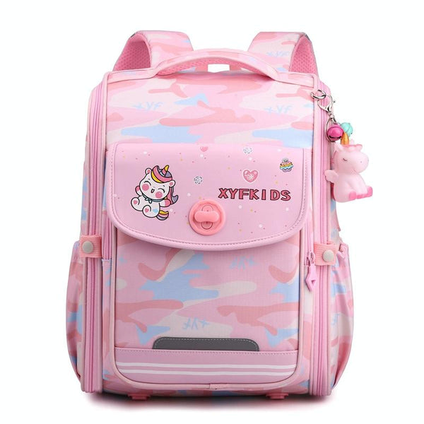 Double School Backpack For Girls Pink Women Backpacks
