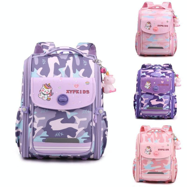Double School Backpack For Girls Pink Women Backpacks