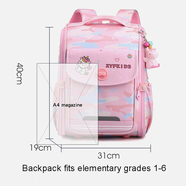 Double School Backpack For Girls Pink Women Backpacks