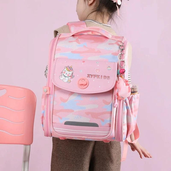 Double School Backpack For Girls Pink Women Backpacks
