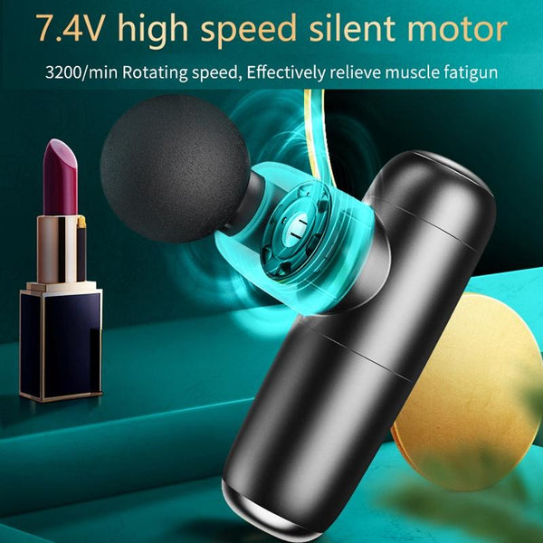 Compact Multi Gear Fascial Massager For Home Use_Black Massagers