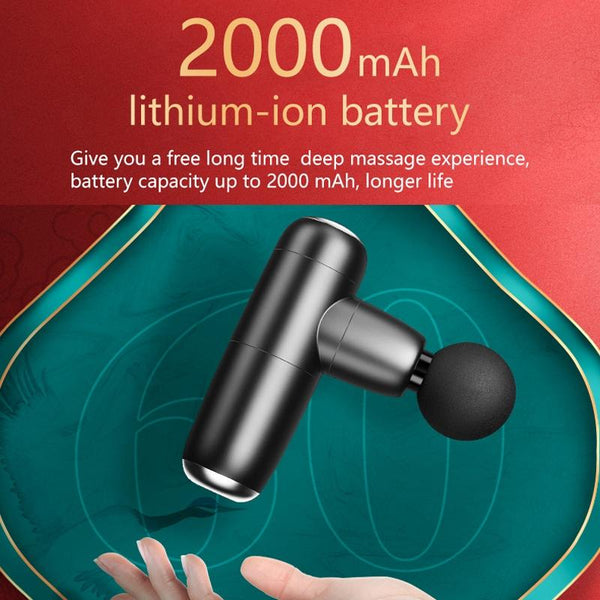 Compact Multi Gear Fascial Massager For Home Use_Black Massagers