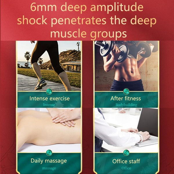 Compact Multi Gear Fascial Massager For Home Use_Black Massagers