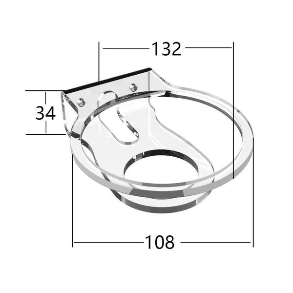 Wall Mounted / Desktop Acrylic Bracket For Apple Homepod Mini White Other Laptop & Desktop Accs